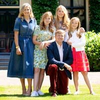 Koninklijke familie op bezoek